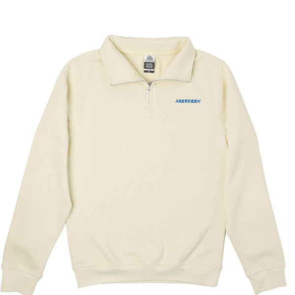 Aberdeen (香港仔) Quarter Zip Sweatshirt - Ivory